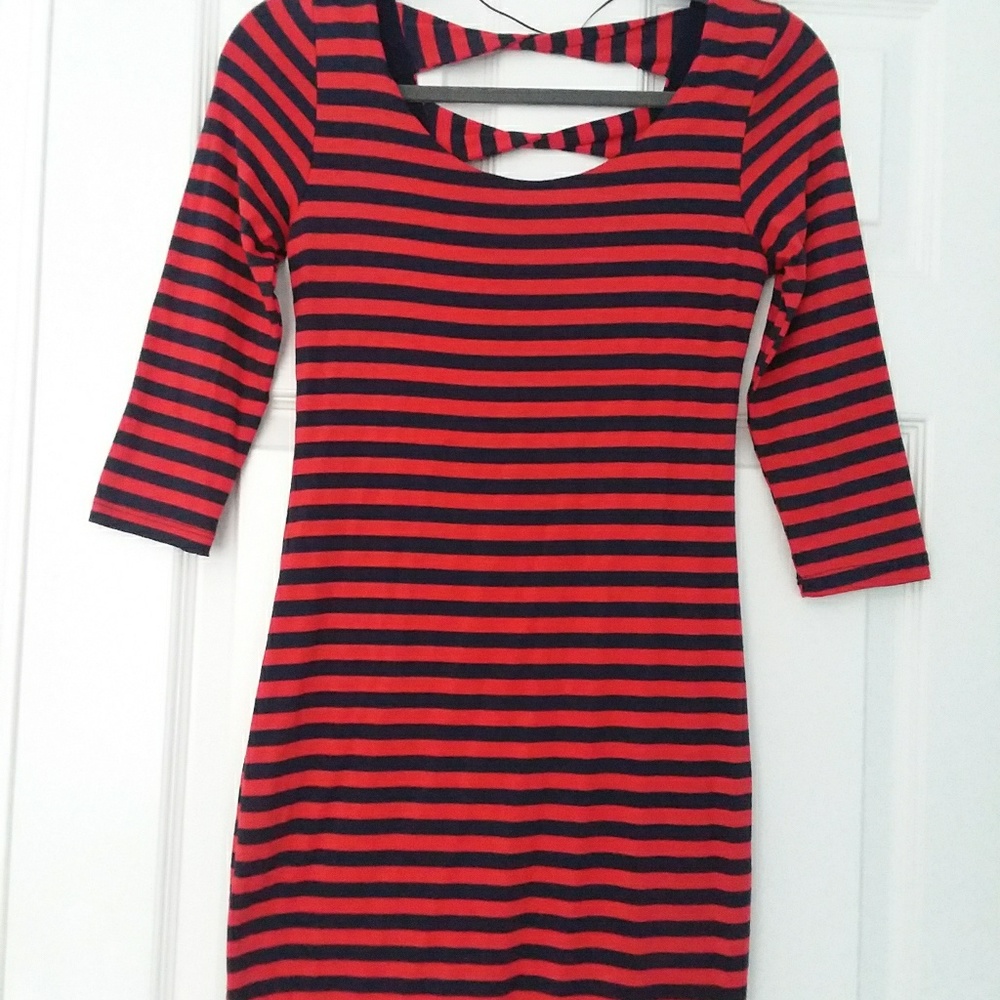 Soprano striped bodycon dress